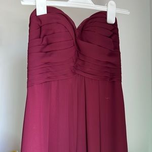 Bill Levkoff Strapless Bridesmaid Dress